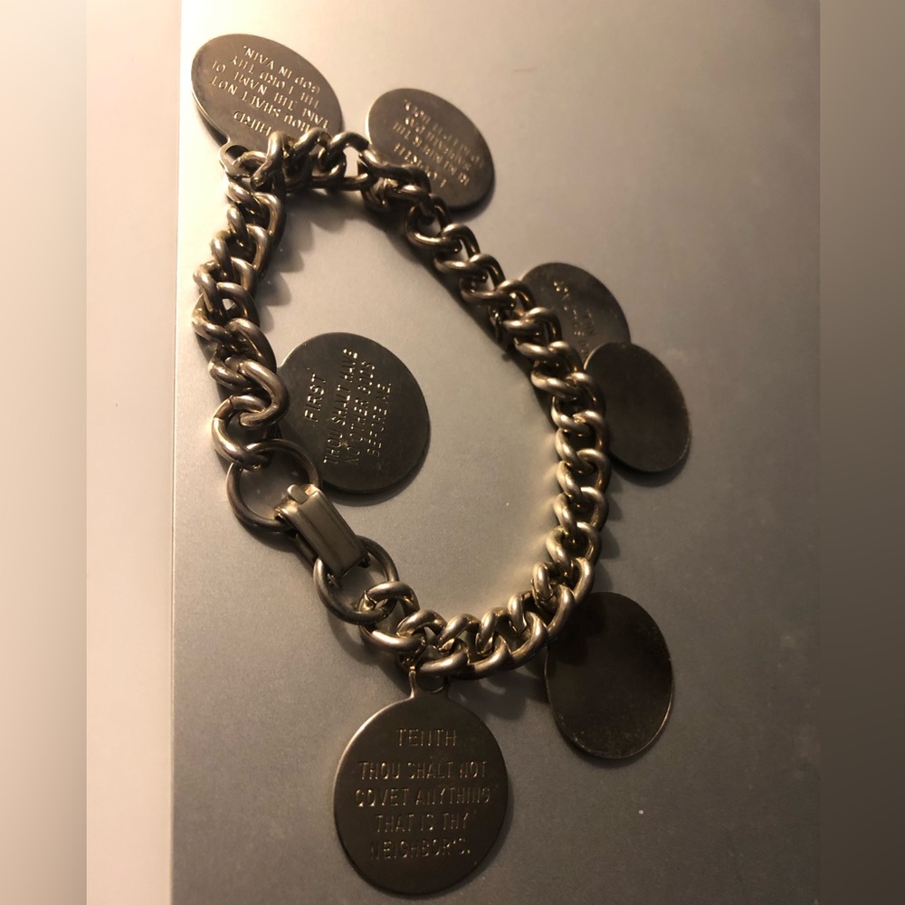 🎄The Ten Commandments Charm Bracelet- 68A $35 or $30 w/offer
